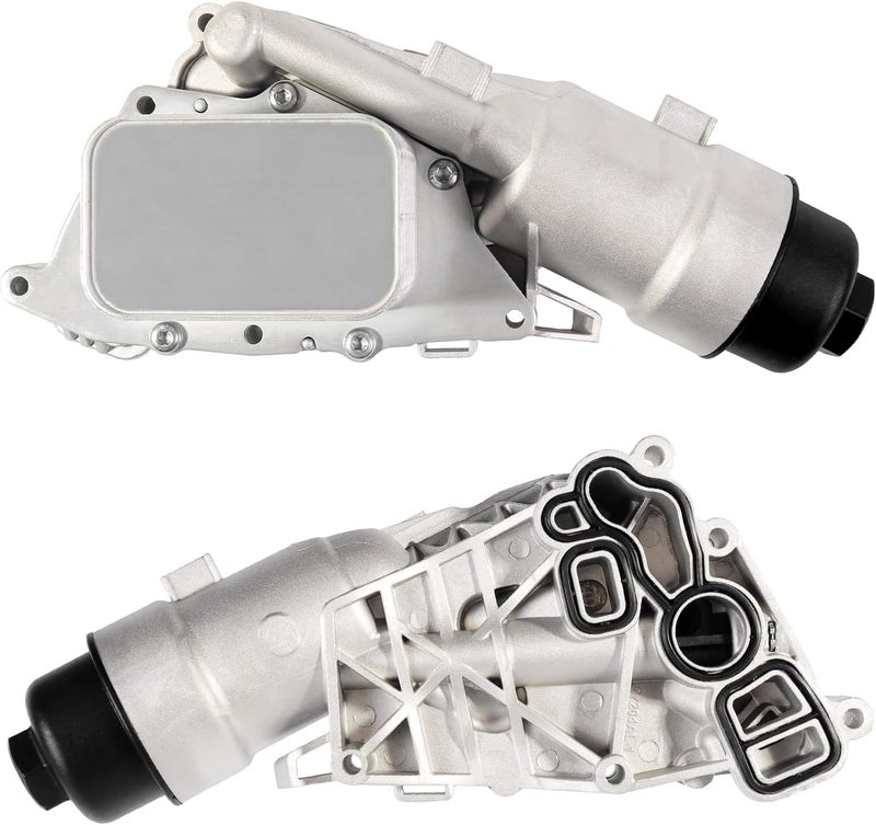liriuda Upgrade Aluminum Engine Oil Filter Housing & Cooler Kit 11428585235 Compatible with BMW X1 X2 i8 Mini Cooper Clubman Countryman 1.5L & 2.0L Replace for 11428511391 11428590022 - Image 3